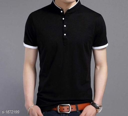 Men's Stylish Solid Cotton T-Shirts Vol 16