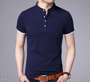 Men's Stylish Solid Cotton T-Shirts Vol 16