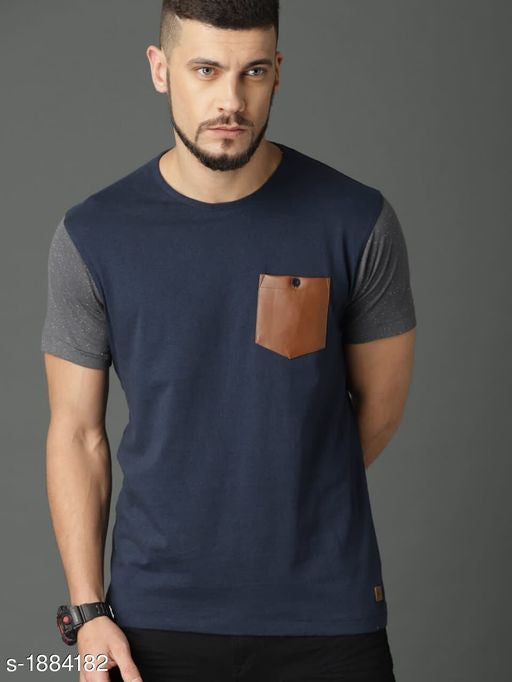 Casual Cotton Blend Men's T-Shirts.