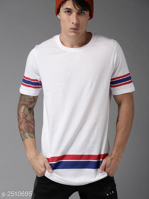 Stylish Classy Cotton Blend Men's T-Shirts